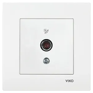 Viko Karre Uydu Prizi F Konnektörlü Sonlu Beyaz 90967009