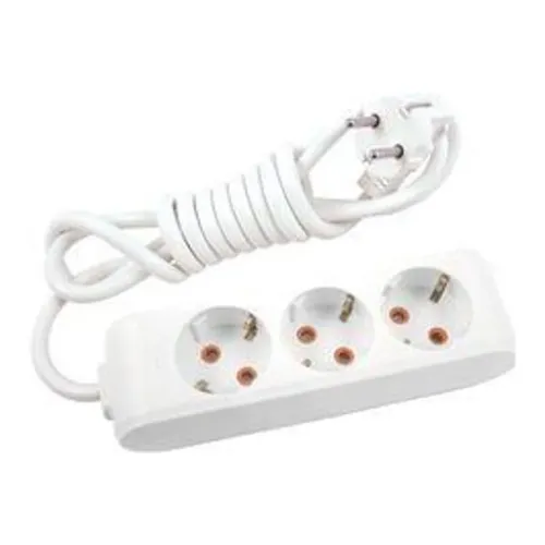 Viko Multilet Üçlü 2 Metre Kablolu Anahtarlı Grup Priz