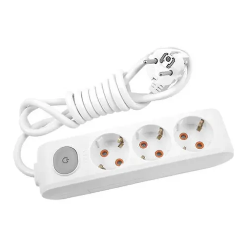Viko Multilet Üçlü 2 Metre Kablolu UPS Anahtarlı Grup Priz