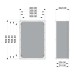 Abs Pano 40 x 60 x 24.2 cm Taban Saclı IP65 Montaj Plakalı Elektrik Panosu Darbeye Dayanıklı
