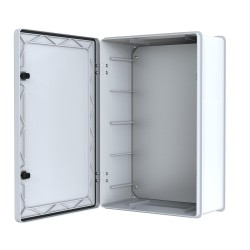 Abs Pano 40 x 60 x 24.2 cm Taban Saclı IP65 Montaj Plakalı Elektrik Panosu Darbeye Dayanıklı