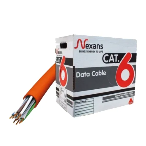 Nexans Cat6 Halogen Free LSZH Data Kablosu 23 AWG %100 Bakır Nexans Cat6 Halogen Free LSZH Data Kablosu 23 AWG %100 Bakır